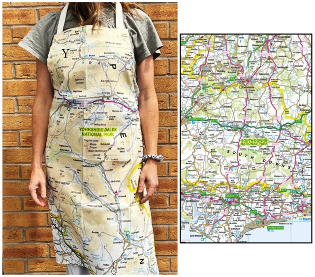 Book cover of: OS Map Adult Apron - South Downs National Park