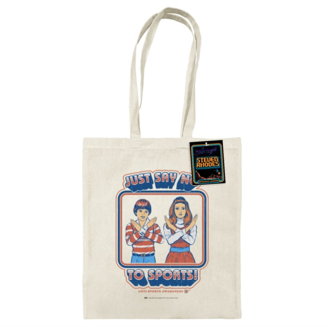 Book cover of: Steven Rhodes (Just Say No To Sports) Natural Tote Bag