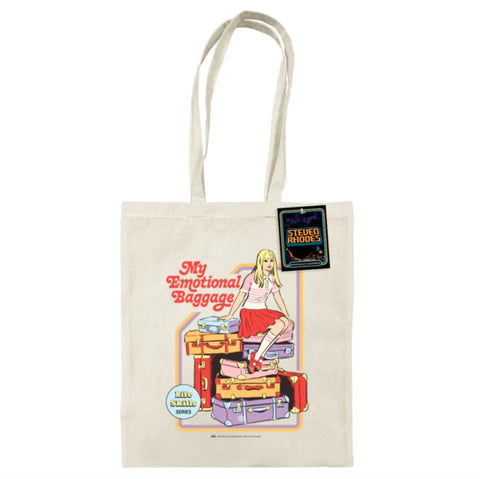 Steven Rhodes (My Emotional Baggage) Natural Tote Bag