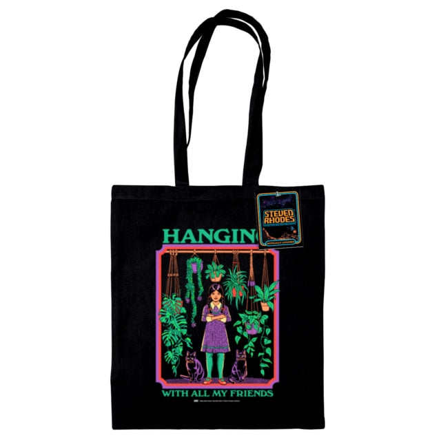 Book cover of: Steven Rhodes (Hanging With All Of My Friends)  Black Tote Bag