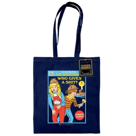 Steven Rhodes (The Mystery) French Navy Tote Bag