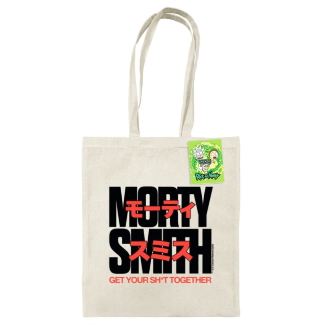 Book cover of: Rick And Morty (Get Your Sh*T Together) Natural Tote Bag
