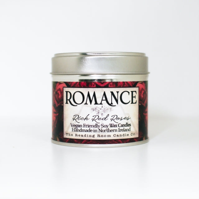 Book cover of: Romance- Scented Soy Candle- Rich Red Roses