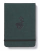 Dingbats A6+ Wildlife Green Deer Reporter Notebook - Dotted