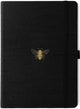 Dingbats B5 Bee - Black Lined Notebook