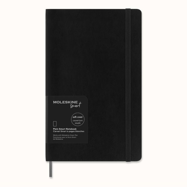 Book cover of: Moleskine Large Plain Softcover Smart Notebook