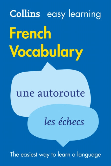 Book cover of: Easy Learning French Vocabulary. By: Collins Dictionaries
