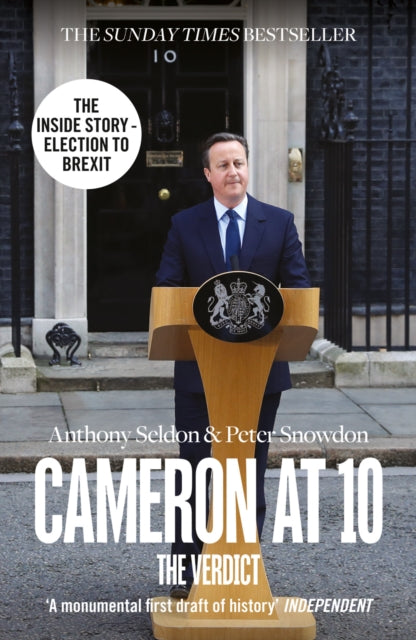 Book cover of: Cameron at 10. By: Anthony; Snowdon, Peter Seldon