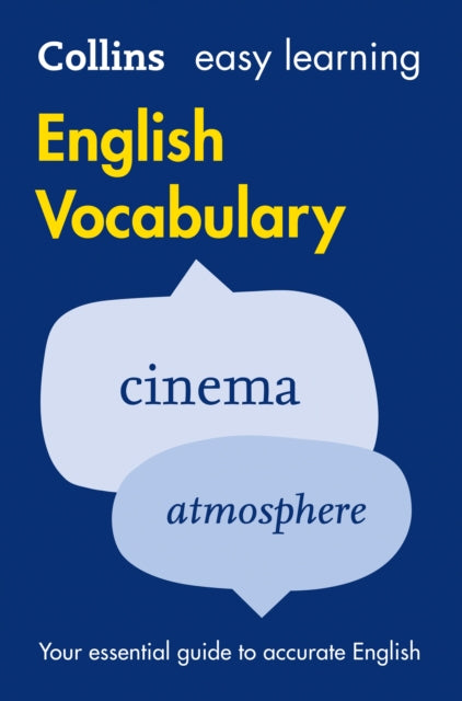 Book cover of: Easy Learning English Vocabulary. By: Collins Dictionaries Staff