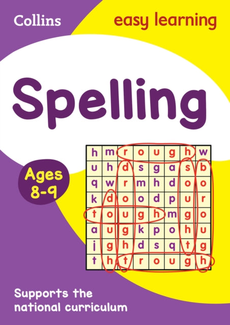 Book cover of: Spelling Ages 8-9. By: Collins Easy Learning