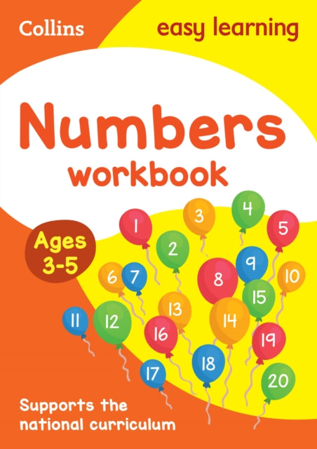 Numbers Workbook Ages 3-5, Prepare for Preschool with Easy Home Learning 9780008151553 Collins UK