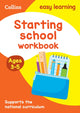 Book cover of: Starting School Workbook Ages 3-5. By: Collins Easy Collins Easy Learning
