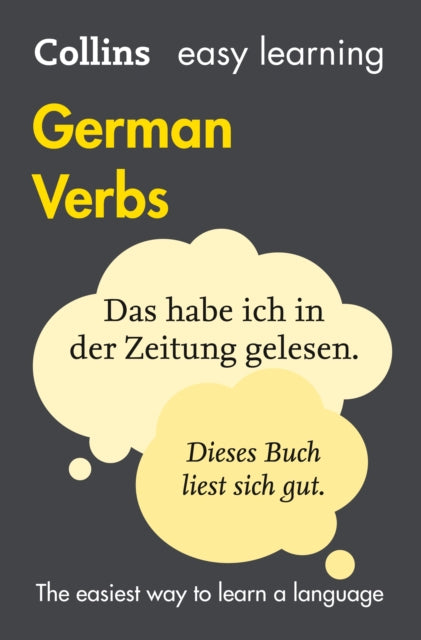 Easy Learning German Verbs, Trusted Support for Learning 9780008158422 Collins Dictionaries