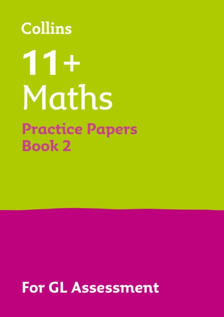 Book cover of: 11+ Maths Practice Papers Book 2. By: Collins 11+