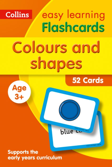 Book cover of: Colours and Shapes Flashcards. By: Collins Easy Collins Easy Learning