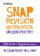 Book cover of: AQA Unseen Poetry Anthology Workbook. By: Collins Collins GCSE