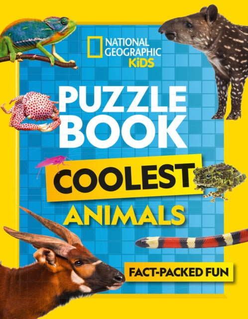 Book cover of: Puzzle Book Coolest Animals. By: National Geographic Kids
