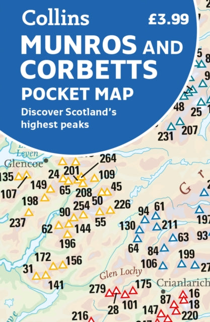 Book cover of: Munros and Corbetts Pocket Map