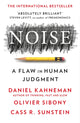 Book cover of: Noise. By: Daniel Kahneman