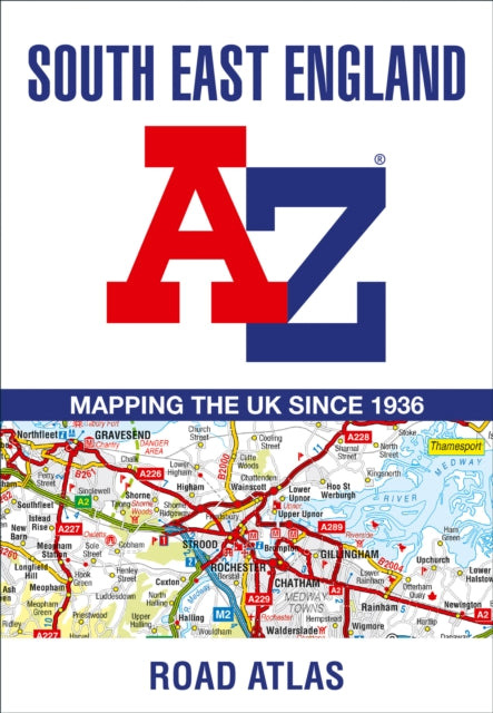 Book cover of: South East England A-Z Road Atlas. By: A-Z Maps