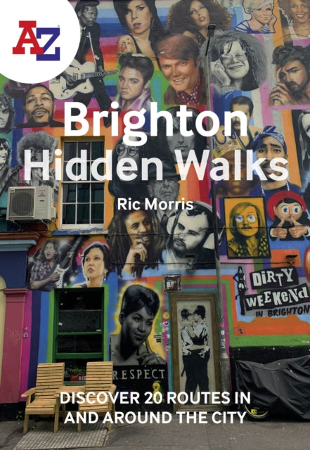 Book cover of: -Z Brighton Hidden Walks. By: A-Z maps