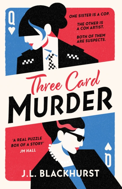 Book cover of: Three Card Murder. By: J. L. Blackhurst
