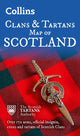 Book cover of: Collins Scotland Clans and Tartans Map