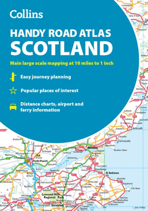 Collins Handy Road Atlas Scotland, Clear and Detailed Map of Scotland in a Handy Size