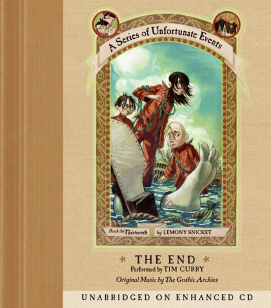 Book cover of: End. By: Lemony Snicket