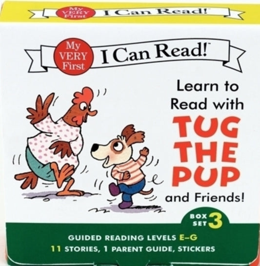 Book cover of: Learn to Read with Tug the Pup and Friends! Box Set 3. By: Dr. Julie M. Wood