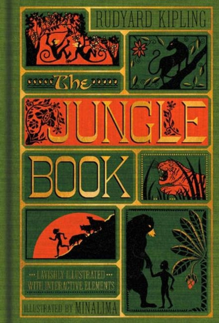 Jungle Book (MinaLima Edition) (Illustrated with Interactive Elements) 9780062389503 Rudyard Kipling