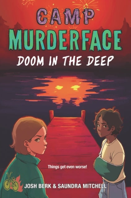 Book cover of: Camp Murderface #2: Doom in the Deep. By: Saundra Mitchell