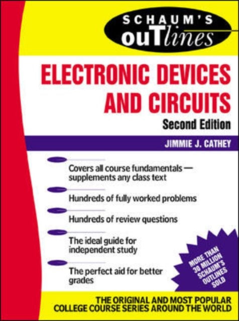 Book cover of: Schaum's Outline of Electronic Devices and Circuits, Second Edition