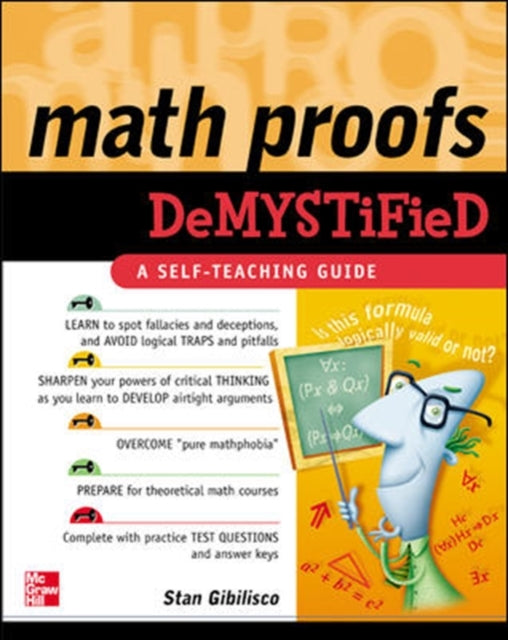 Book cover of: Math Proofs Demystified. By: Stan Gibilisco