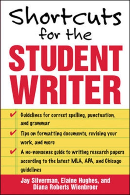 Book cover of: Shortcuts for the Student Writer. By: Jay Silverman