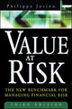 Book cover of: Value at Risk, 3rd Ed.. By: Philippe Jorion