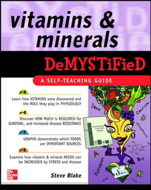 Book cover of: Vitamins and Minerals Demystified. By: Steve Blake