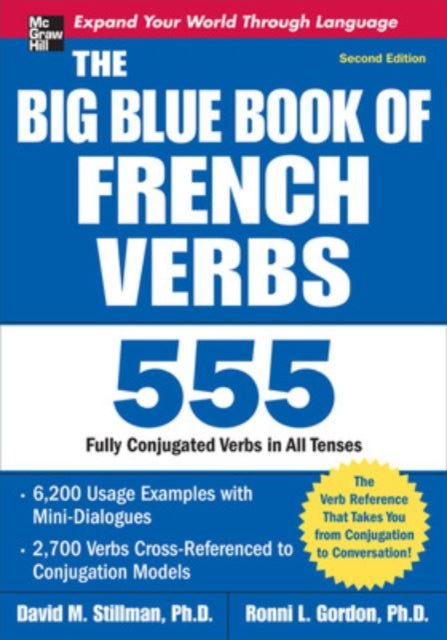 Book cover of: Big Blue Book of French Verbs, Second Edition. By: David M. Stillman