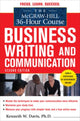 Book cover of: McGraw-Hill 36-Hour Course in Business Writing and Communication, Second Edition. By: Davis, Ken
