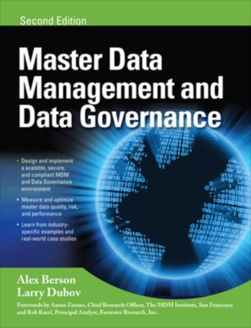 Book cover of: MASTER DATA MANAGEMENT AND DATA GOVERNANCE, 2/E. By: Alex Berson