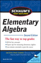 Book cover of: Schaum's Easy Outline of Elementary Algebra, Second Edition