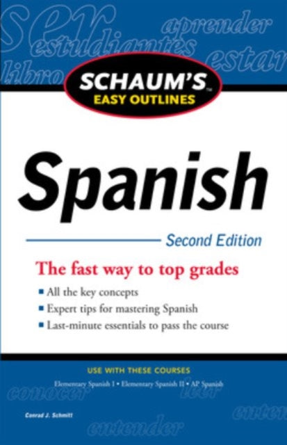 Book cover of: Schaum's Easy Outline of Spanish, Second Edition