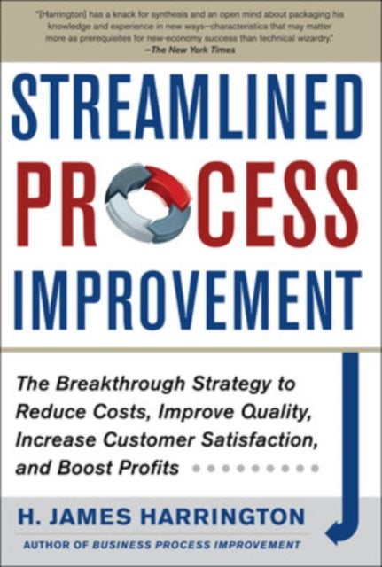 Book cover of: Streamlined Process Improvement. By: H. J. Harrington