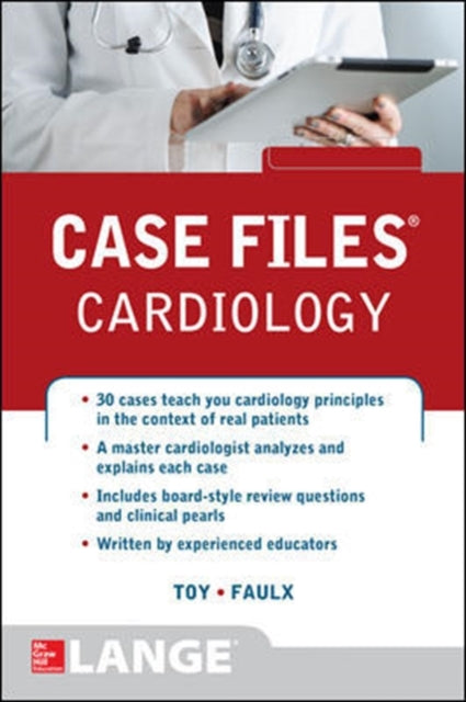 Book cover of: Case Files Cardiology. By: Eugene C. Toy