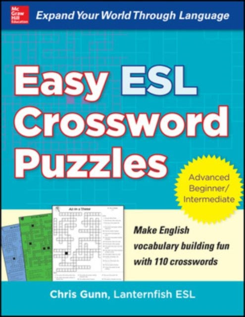 Book cover of: Easy ESL Crossword Puzzles