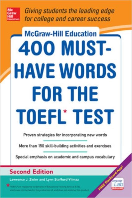 McGraw-Hill Education 400 kohustuslikku sõna TOEFLi jaoks