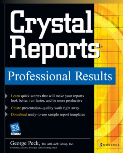 Book cover of: Crystal Reports Professional Results