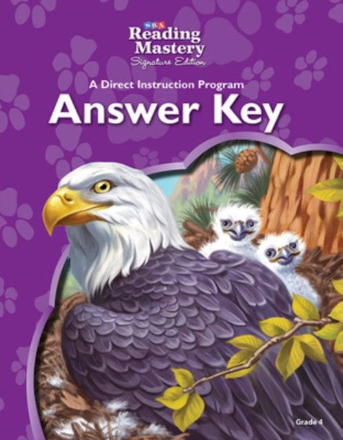 Book cover of: Reading Mastery Reading/Literature Strand Grade 4, Answer Key. By: McGraw Hill