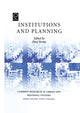 Book cover of: Institutions and Planning. By: Niraj Verma