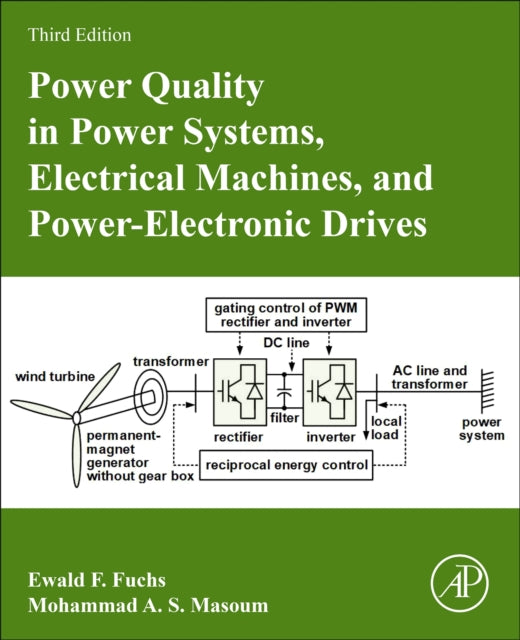 Book cover of: Power Quality in Power Systems, Electrical Machines, and Power-Electronic Drives. By: Ewald Fuchs
